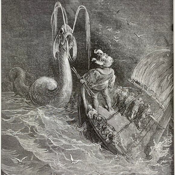 Dore, Works of Rabelais, Pantagruel, Devil, Illustration, Print, ~ 240707-WH 292 - Picture 1 of 4